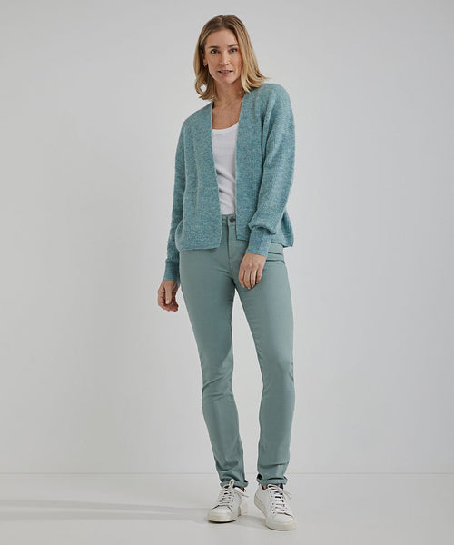 Steppin' Out vest veerle dames lichtblauw | Regular-fit