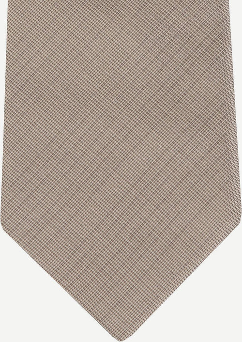 Stropdas zijde beige k82-1