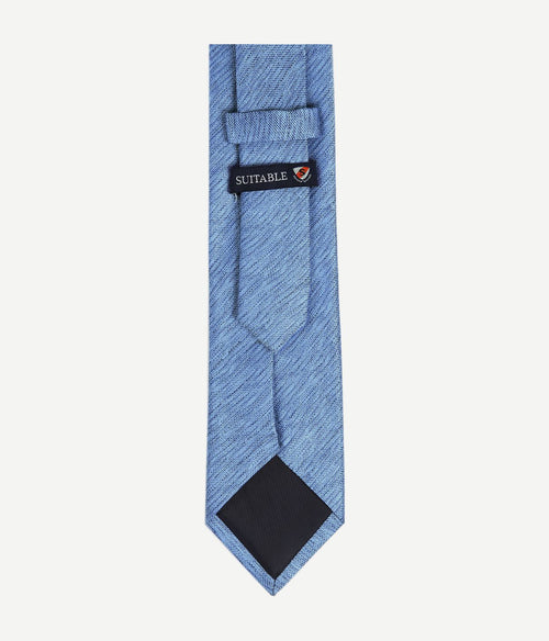 Stropdas zijde blauw k81-2