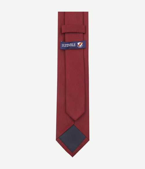 Stropdas zijde bordeaux k82-1