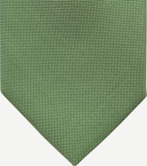 Stropdas zijde groen k81-10