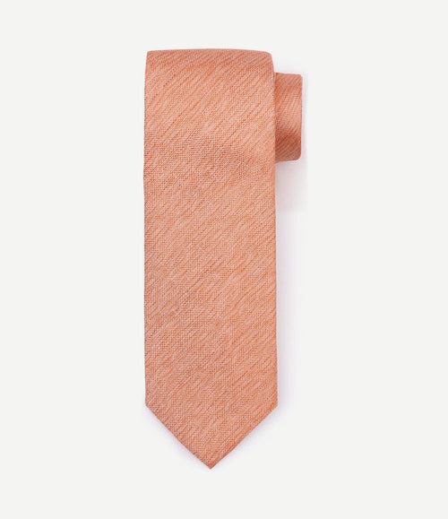 Stropdas zijde oranje k81-8