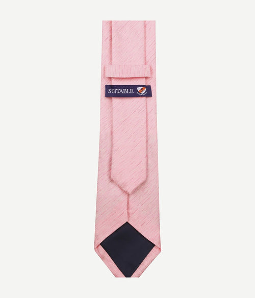 Stropdas zijde roze k81-3