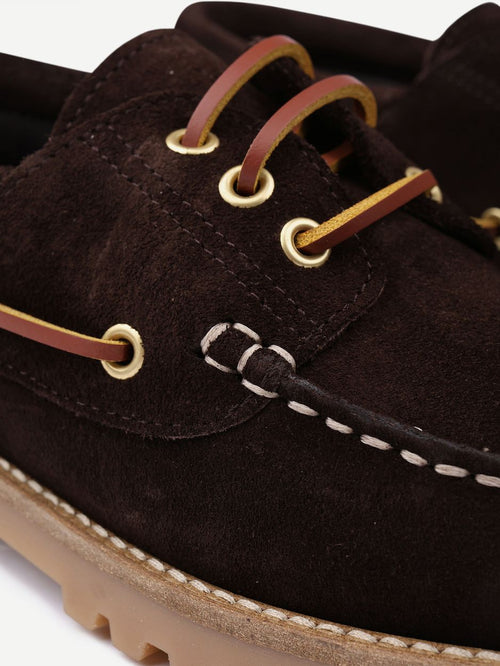 Bootschoenen suede bruin