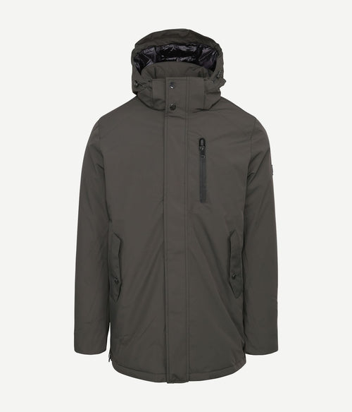 Suitable baz winterjas donkergroen | Regular-fit