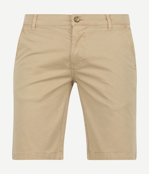 Suitable berry short beige | Slim-fit