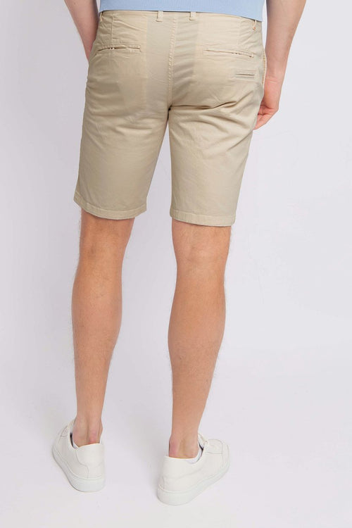 Suitable berry short beige | Slim-fit