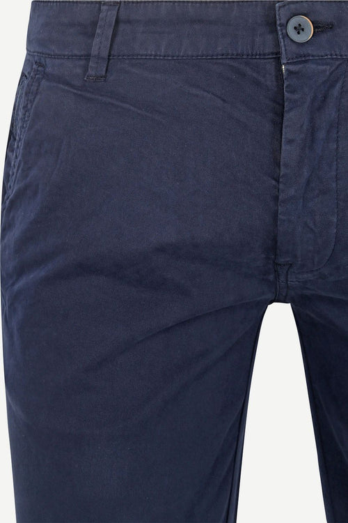 Suitable berry short donkerblauw | Slim-fit