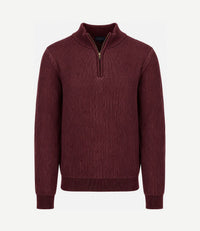 Bico halve rits trui burgundy