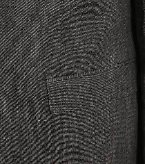 Suitable blazer linnen groen | Slim-fit