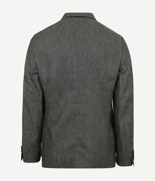 Suitable blazer linnen groen | Slim-fit