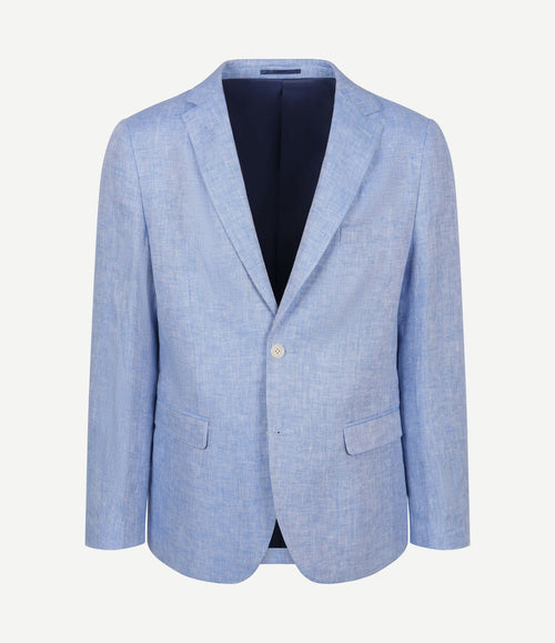 Blazer linnen panama lichtblauw