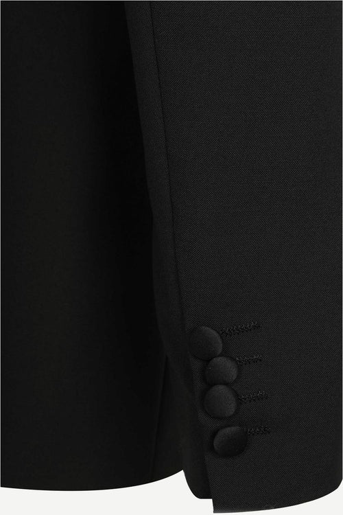 Suitable blazer manhatten wolmix zwart