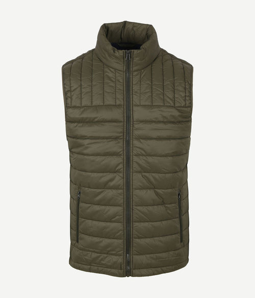 Suitable bodywarmer olijfgroen | Slim-fit