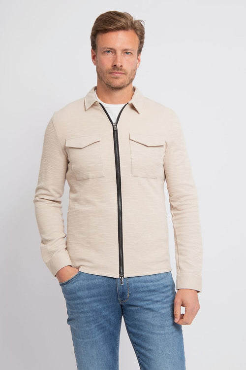 Suitable boed overshirt ecru | Regular-fit