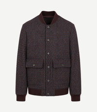 Bomberjack pepita bordeaux