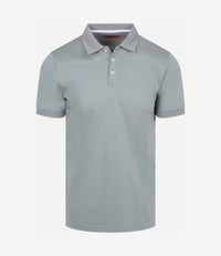 Boris liquid poloshirt cement groen