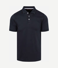 Boris liquid poloshirt donkerblauw