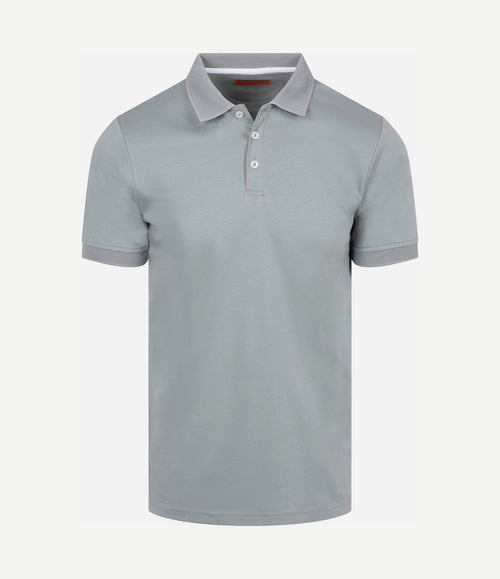 Boris poloshirt cement groen