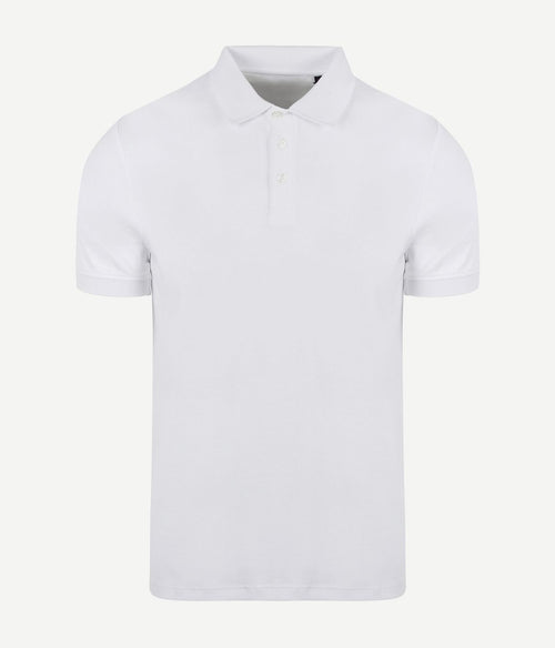 Suitable boris poloshirt wit | Slim-fit