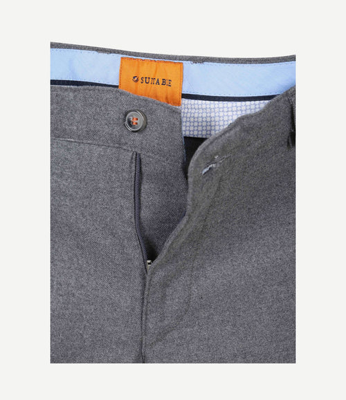 Chino Pico flanel grijs