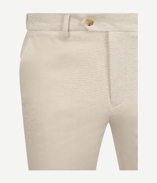 Das pantalon houndstooth sand