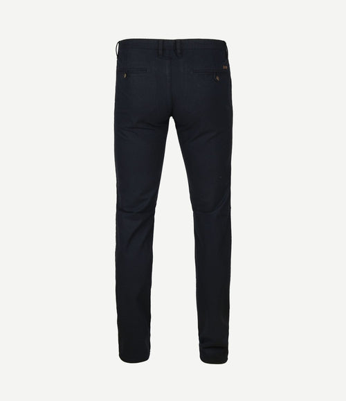 Chino dessin donkerblauw
