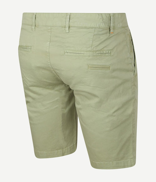 Suitable berry short groen | Slim-fit