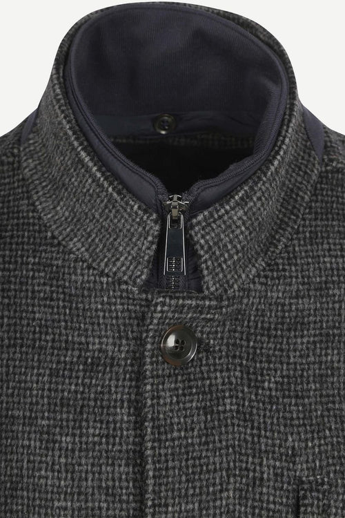 Suitable caleb coat wol blend donkerblauw | Slim-fit