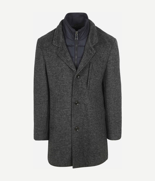 Suitable caleb coat wol blend donkerblauw | Slim-fit