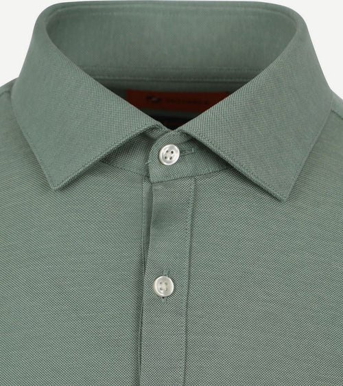 Suitable camicia poloshirt groen | Slim-fit