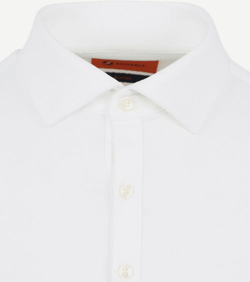 Suitable camicia poloshirt wit | Slim-fit