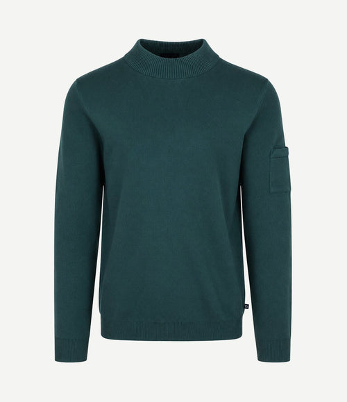 Canes pullover turtle donkergroen