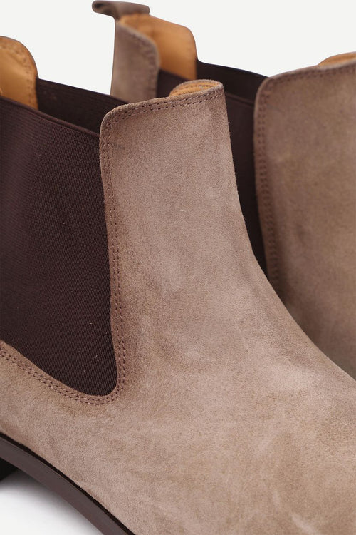 Suitable chelsea boot suede beige