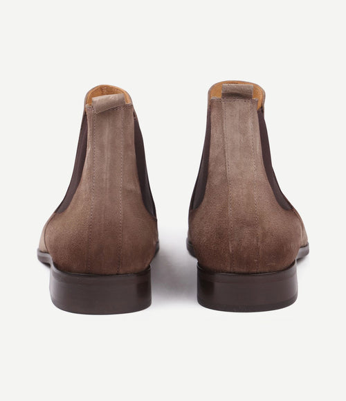 Chelsea boot suede beige