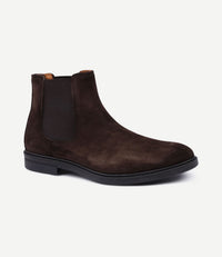 Chelsea boot suede bruin