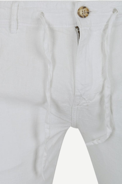 Suitable chino linnen wit