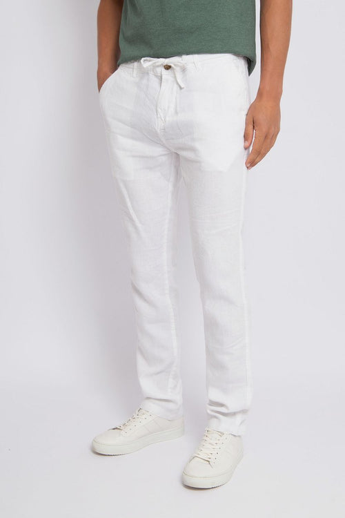 Suitable chino linnen wit