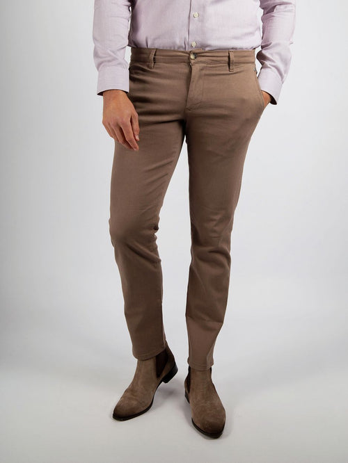 Suitable chino philo flex taupe