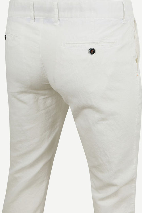 Suitable chino Pico linnen ecru