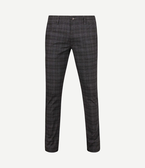 Chino Pico ruiten antraciet