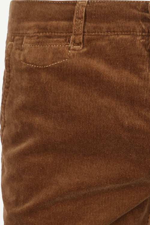 Suitable chino Plato corduroy bruin