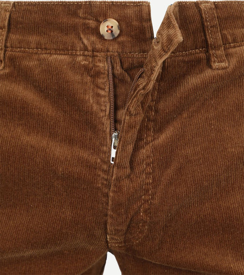 Suitable chino Plato corduroy bruin