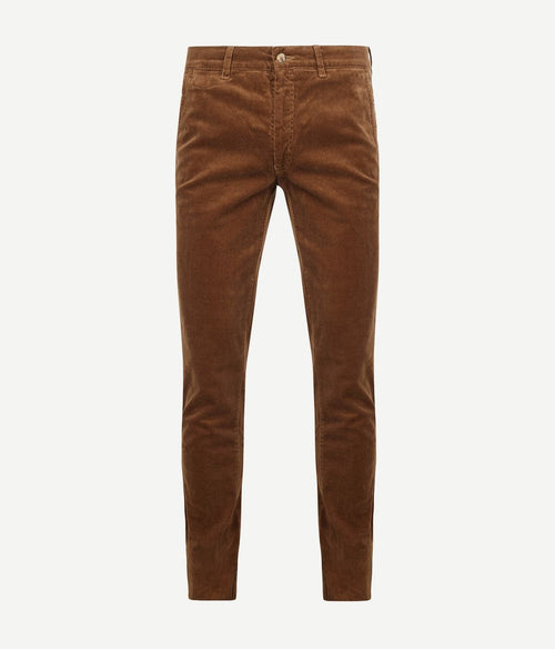 Suitable chino Plato corduroy bruin
