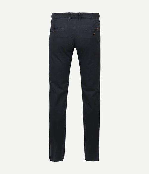 Suitable chino sartre Oxford donkerblauw