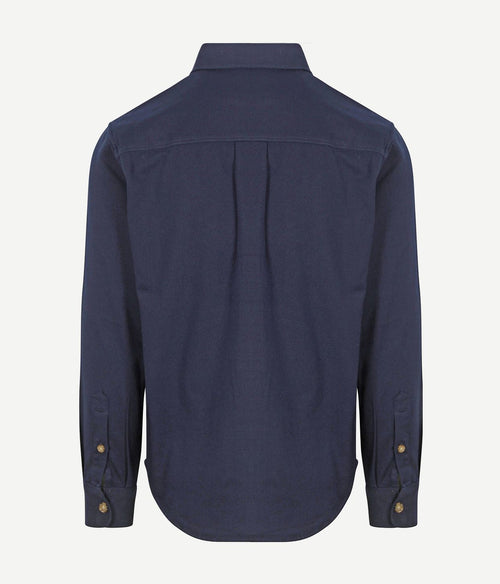 Suitable cia overshirt donkerblauw | Regular-fit