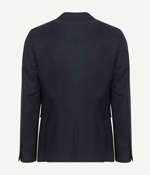 Suitable classic colbert wol blend donkerblauw