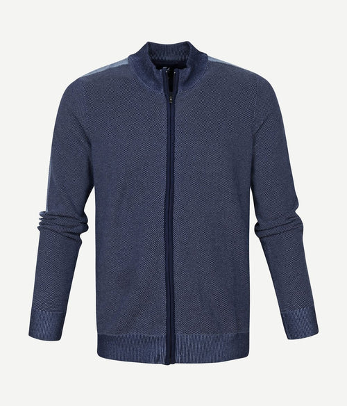 Suitable claude vest donkerblauw