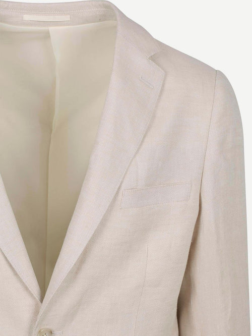 Blazer linnen panama ecru