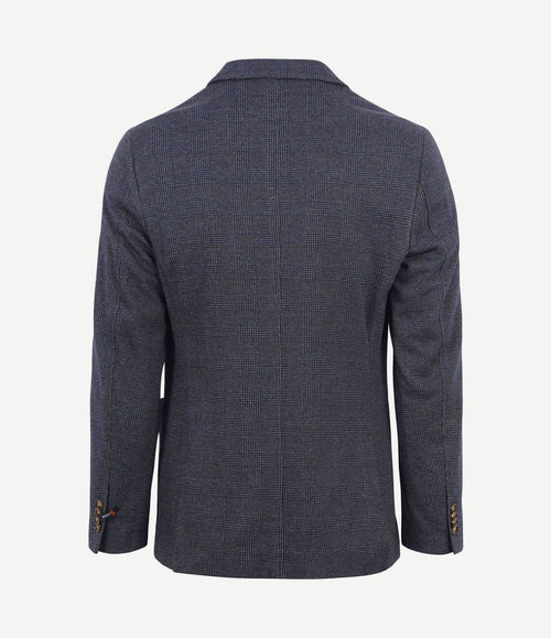 Colbert fame ruiten donkerblauw